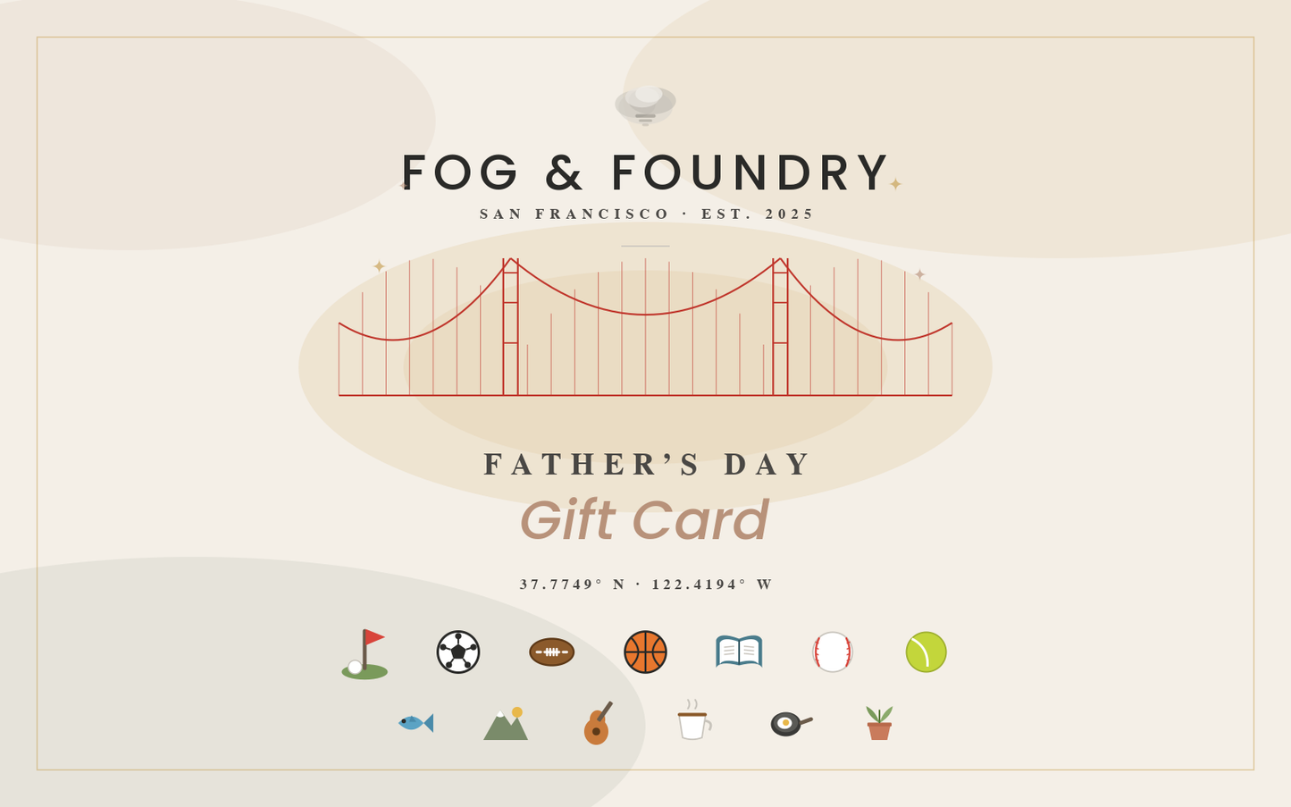 Father's Day Gift Card — Fog & Foundry