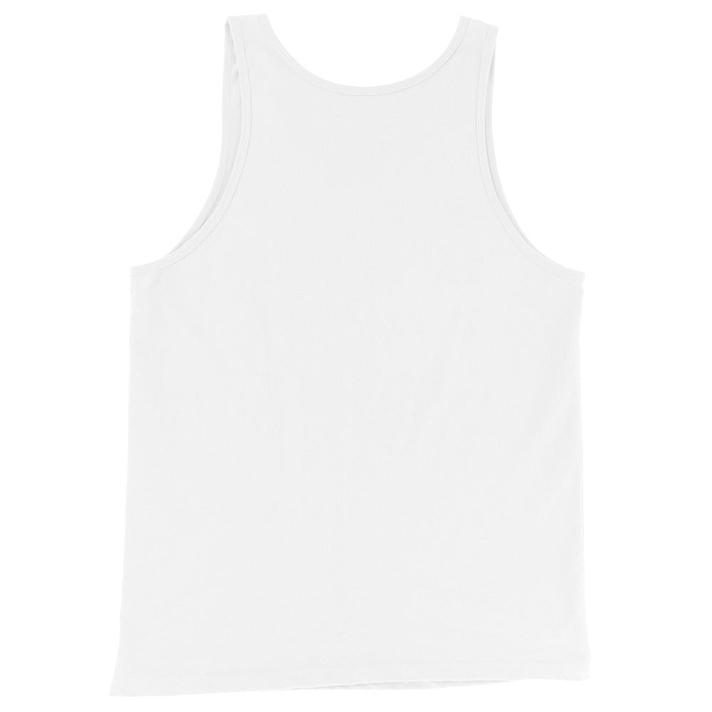 Men's tank top white back — Fog & Foundry