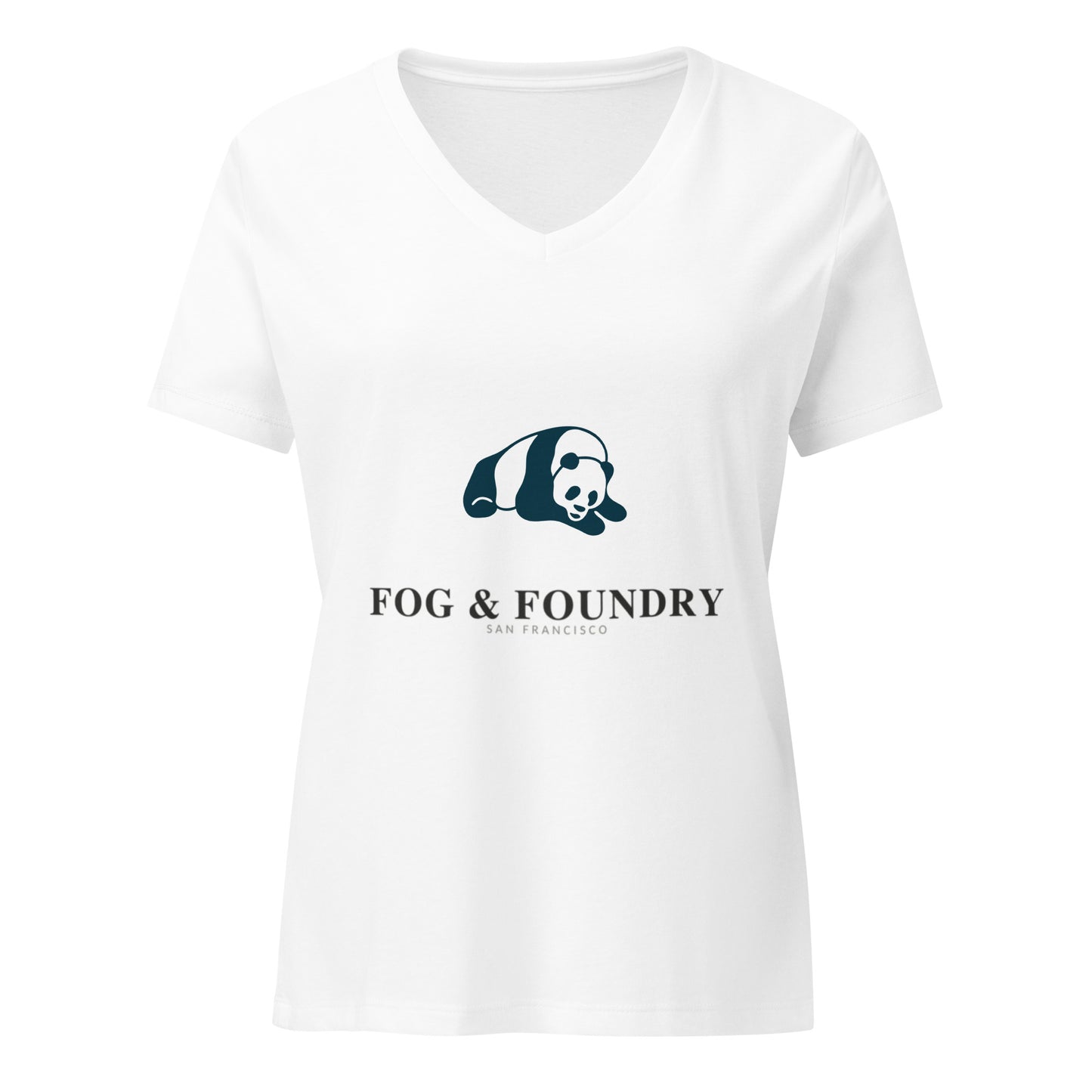 Relaxed v-neck tee everyday essential front view 4 — Fog & Foundry