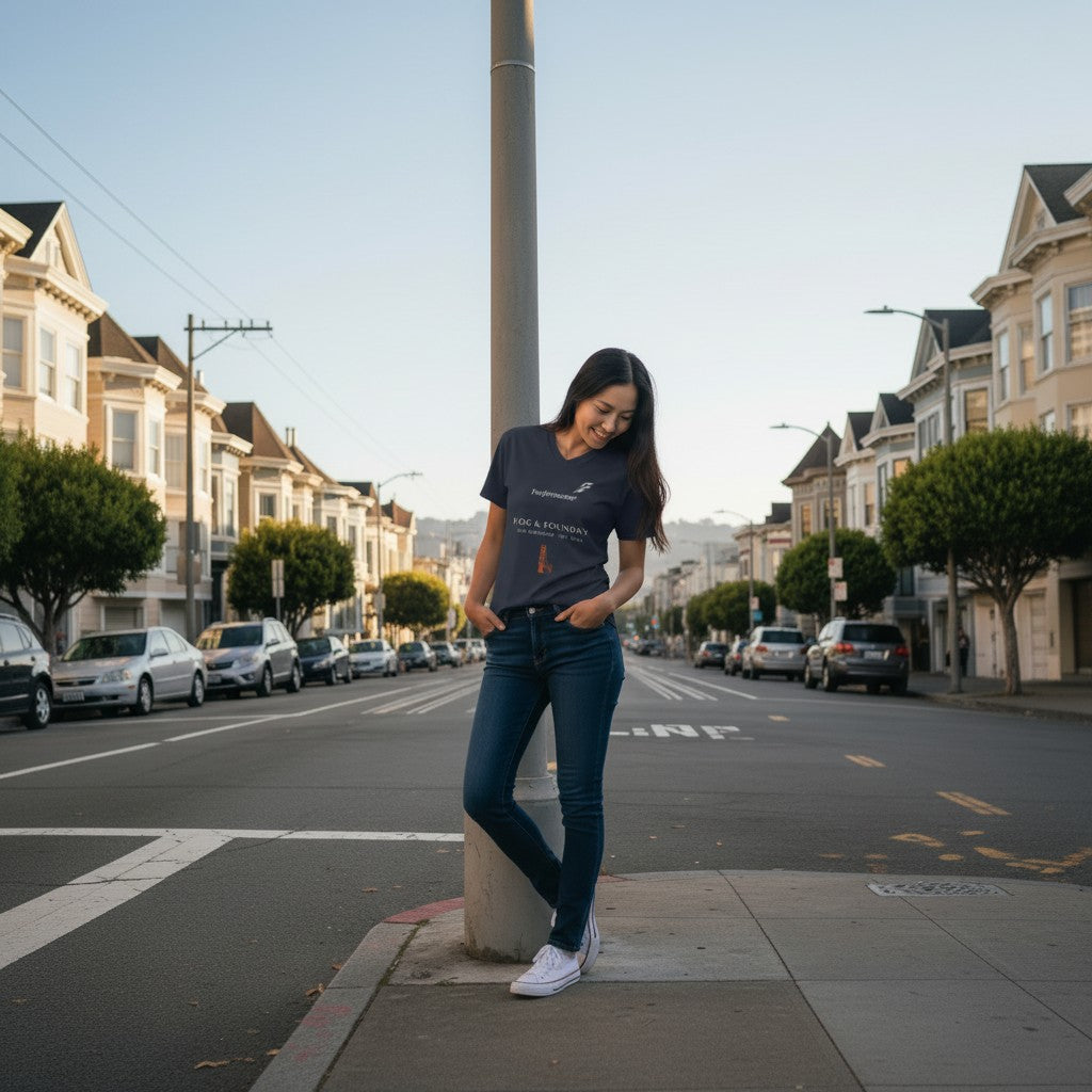 V-Neck San Francisco Shirt | Fog & Foundry