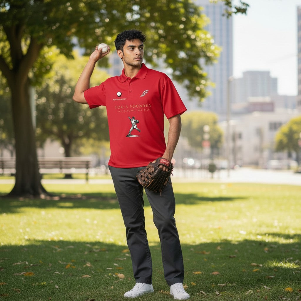 Baseball Performance+ Polo | Fog & Foundry