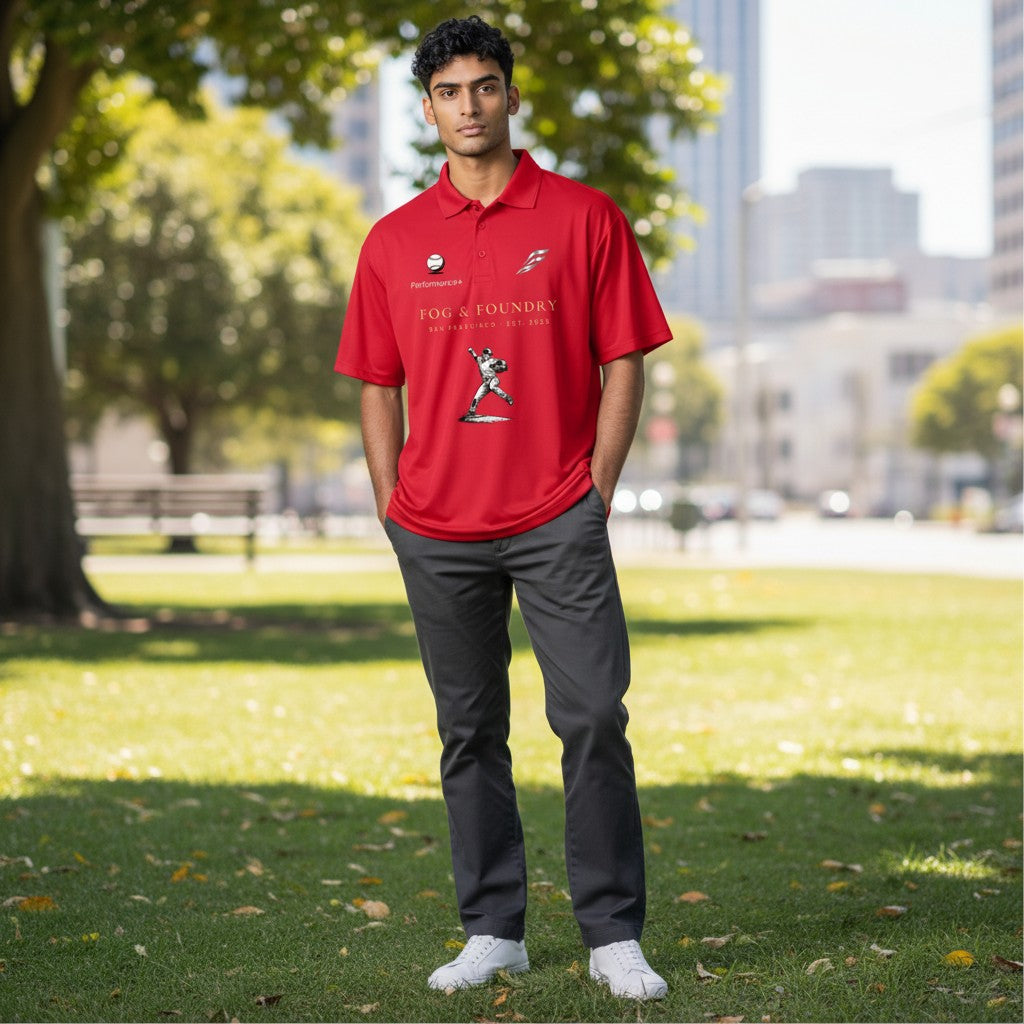 Baseball Performance+ Polo | Fog & Foundry