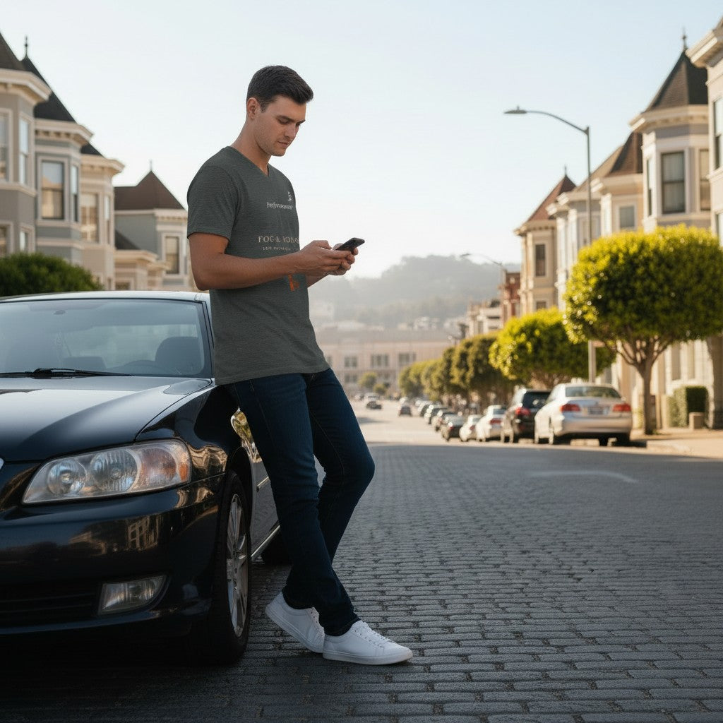 V-Neck San Francisco Shirt | Fog & Foundry