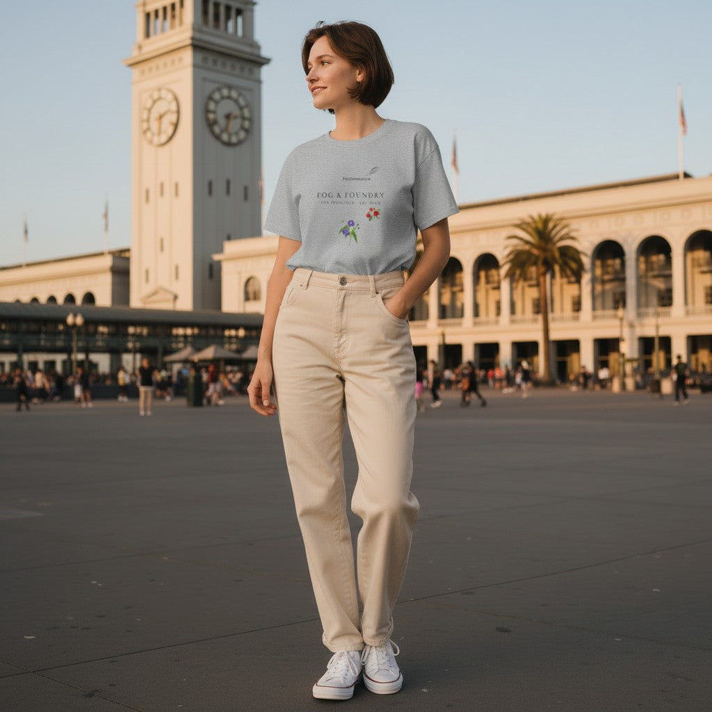 Relaxed Tee — Light Colors | Fog & Foundry