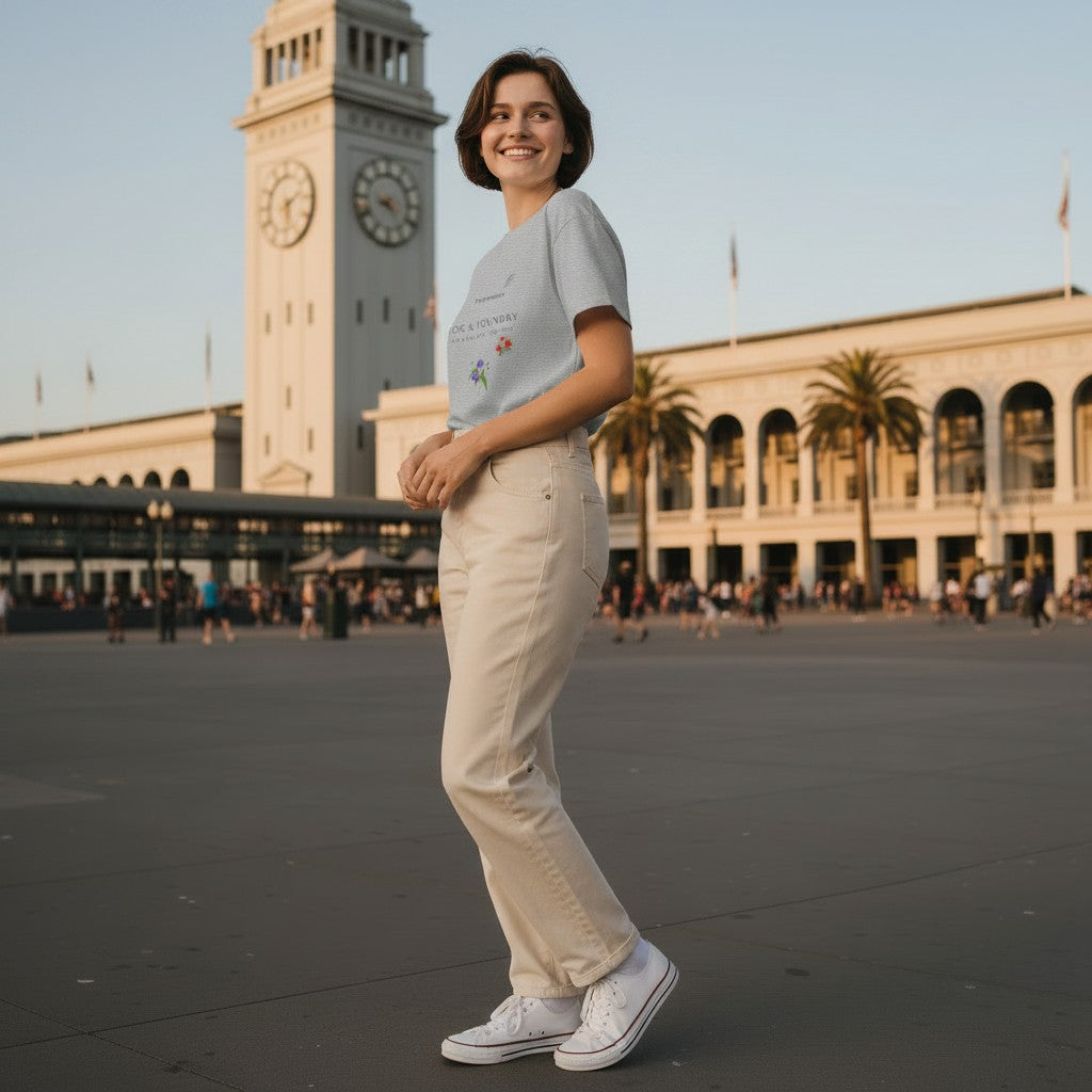 Relaxed Tee — Light Colors | Fog & Foundry
