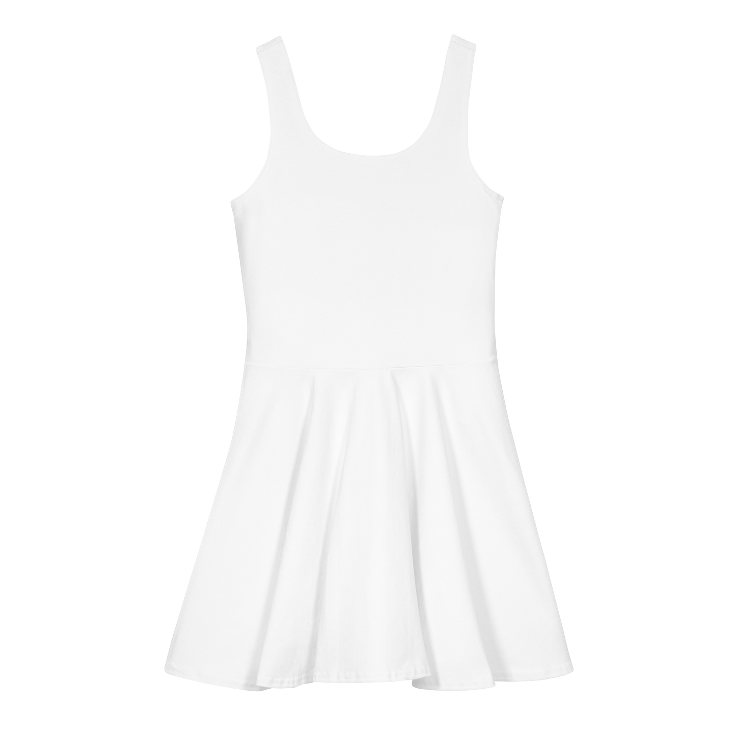 Cotton skater dress back — Fog & Foundry