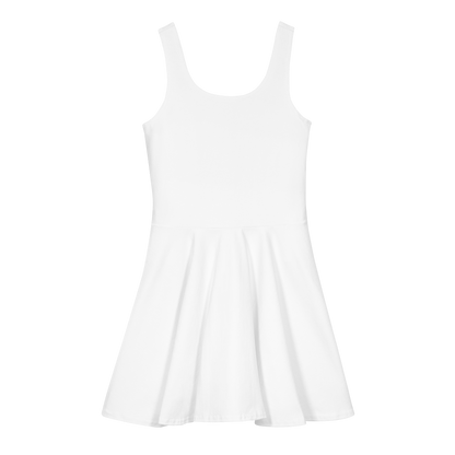 Cotton skater dress back — Fog & Foundry