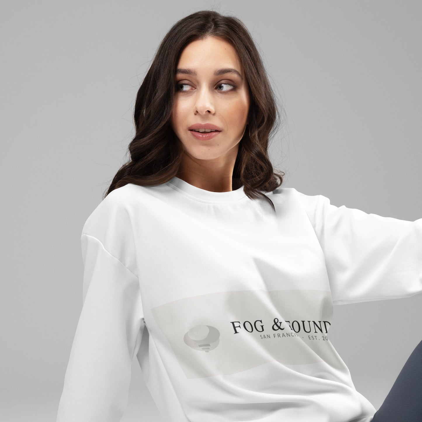 All-over print sweatshirt right front — For Her | Fog & Foundry