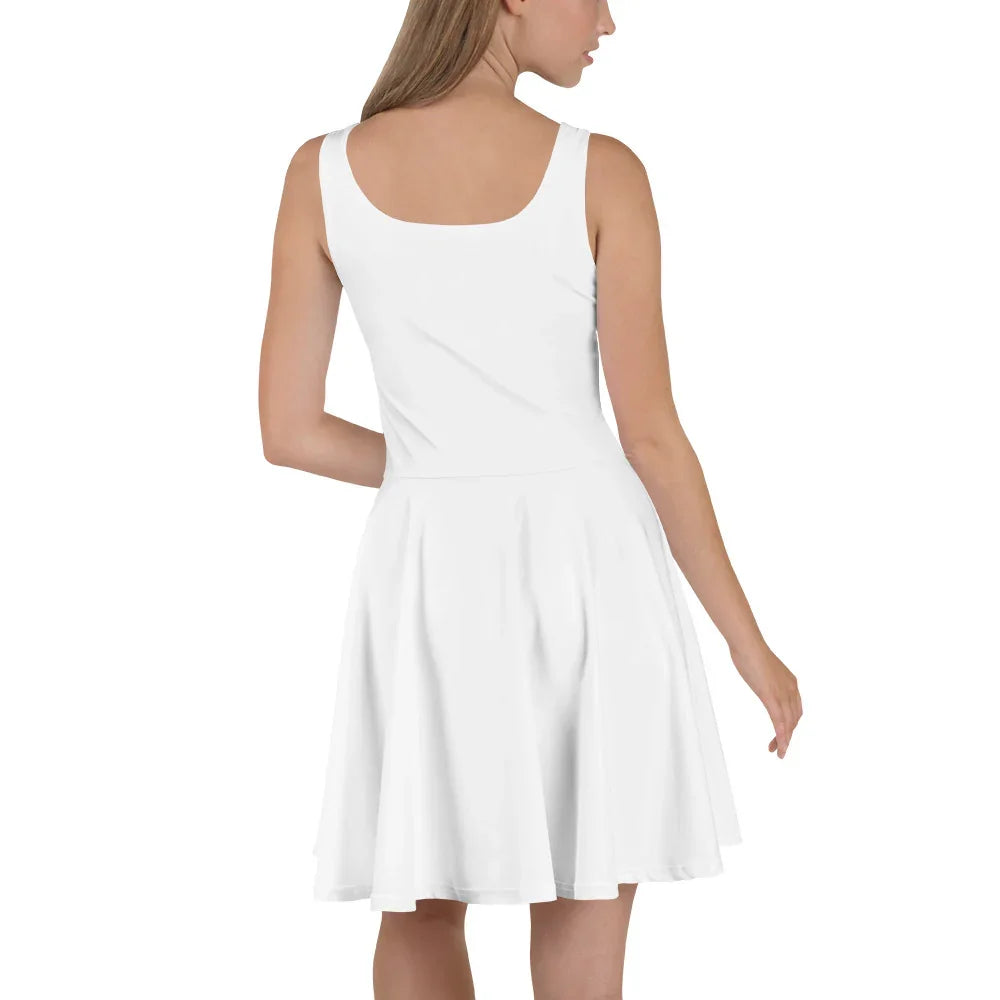 All-over print skater dress back — Fog & Foundry