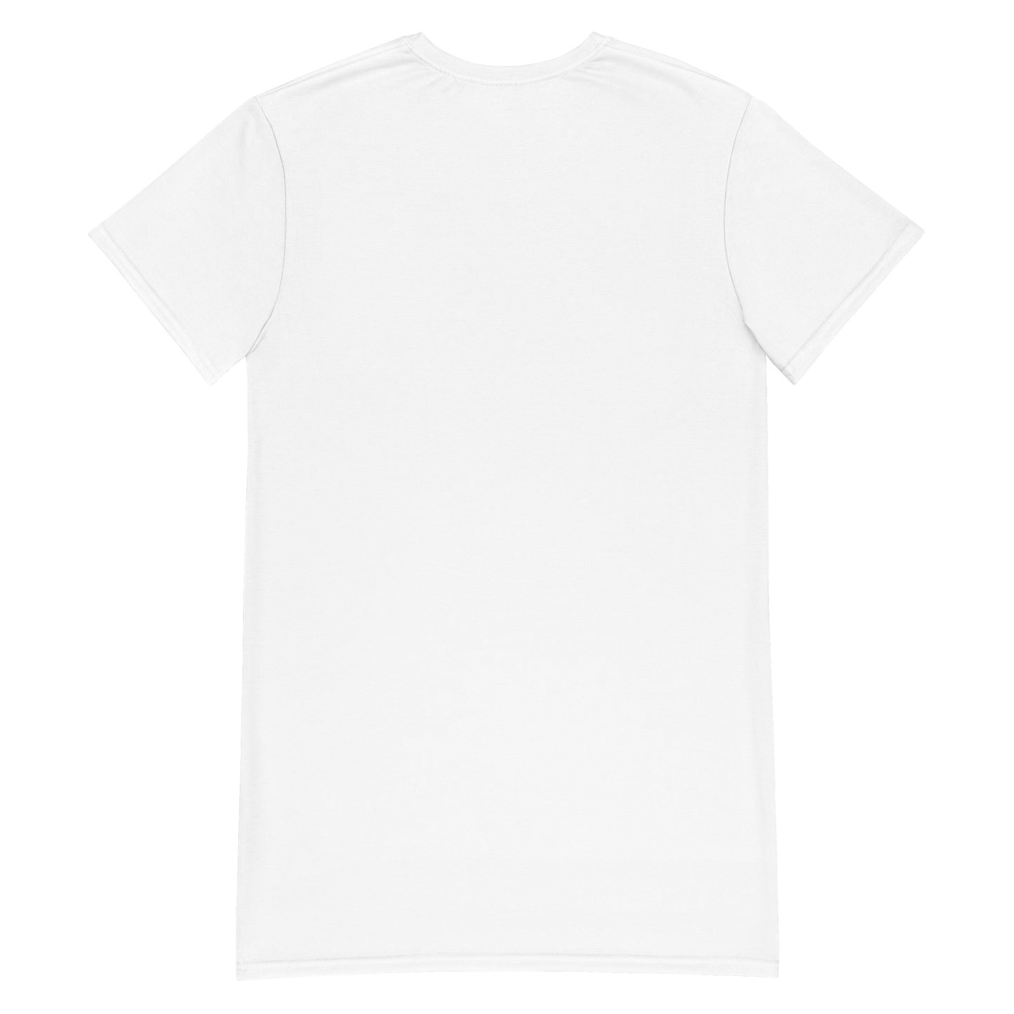 T-shirt dress white back — Fog & Foundry