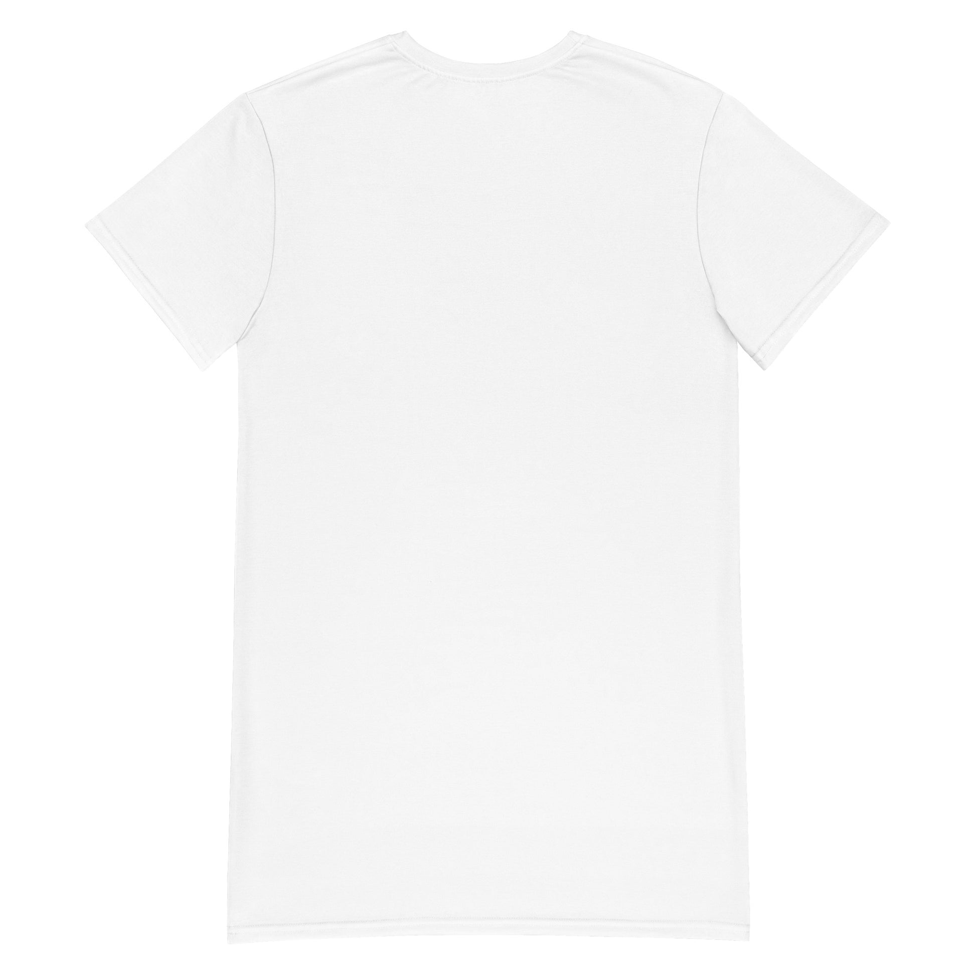 T-shirt dress white back — Fog & Foundry