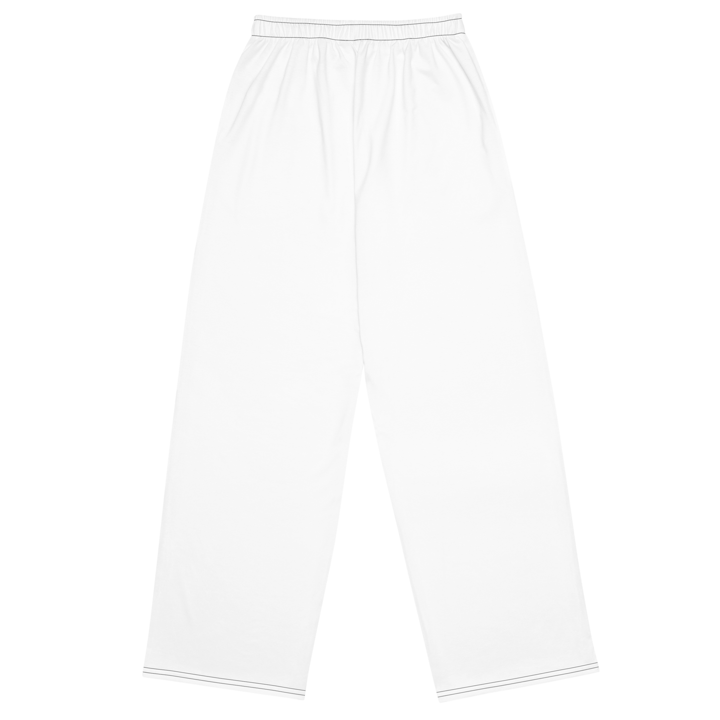 Wide-leg lounge pants for him white back — Fog & Foundry