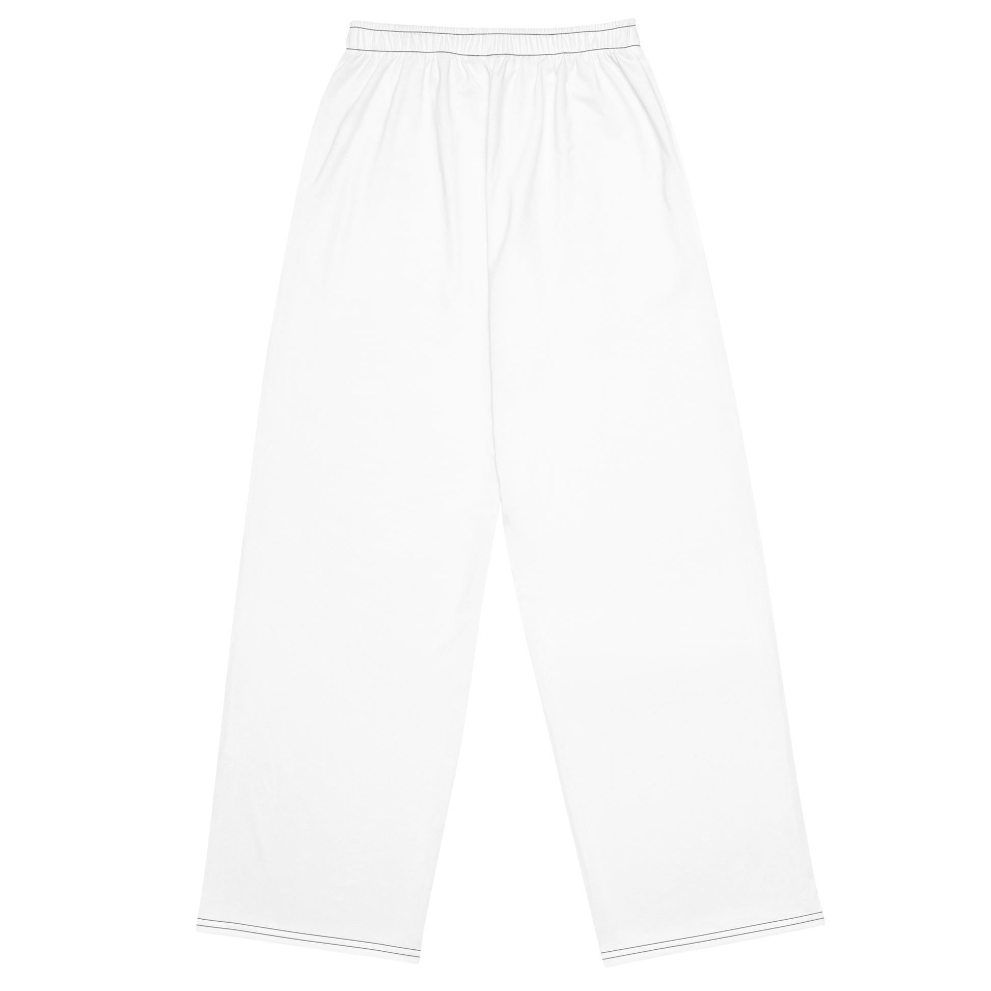 Wide-leg lounge pants for him white back — Fog & Foundry