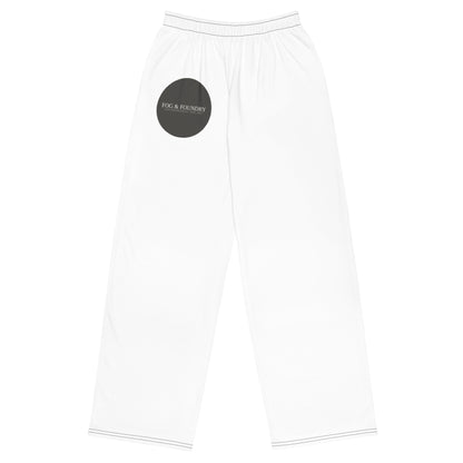 Wide-leg pants for everyone white front — Fog & Foundry