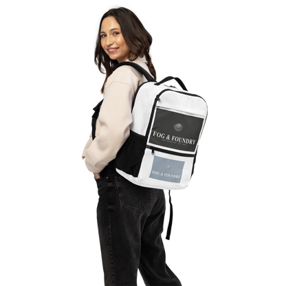 Utility backpack all-over print back — Fog & Foundry