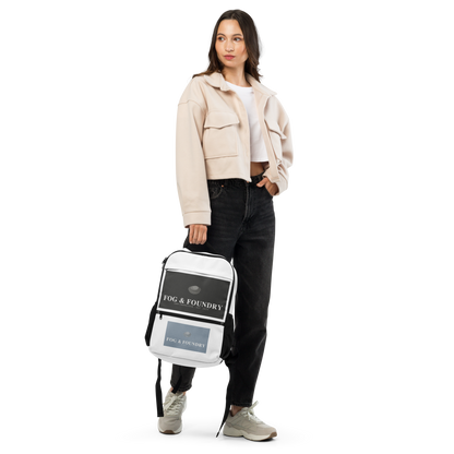 Utility backpack all-over print front — Fog & Foundry