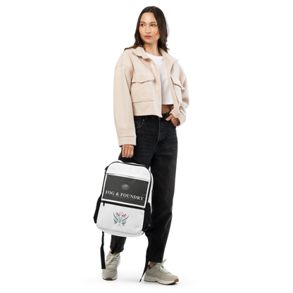 Canvas backpack No. 01 front — Fog & Foundry