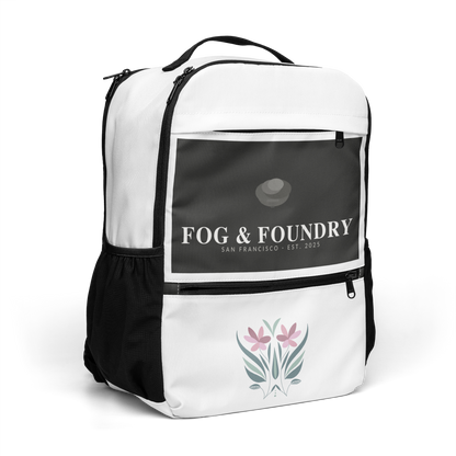 Canvas backpack No. 01 right front — Fog & Foundry