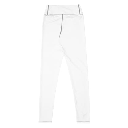 Yoga leggings high waist white back — Fog & Foundry