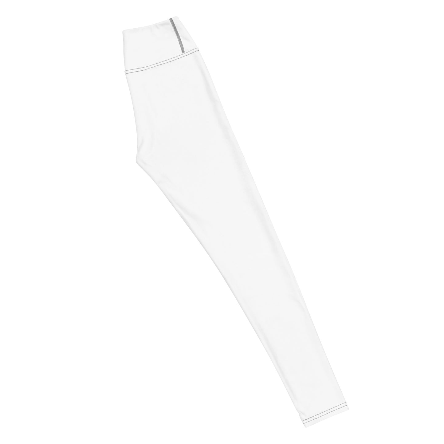 Yoga leggings high waist white right — Fog & Foundry