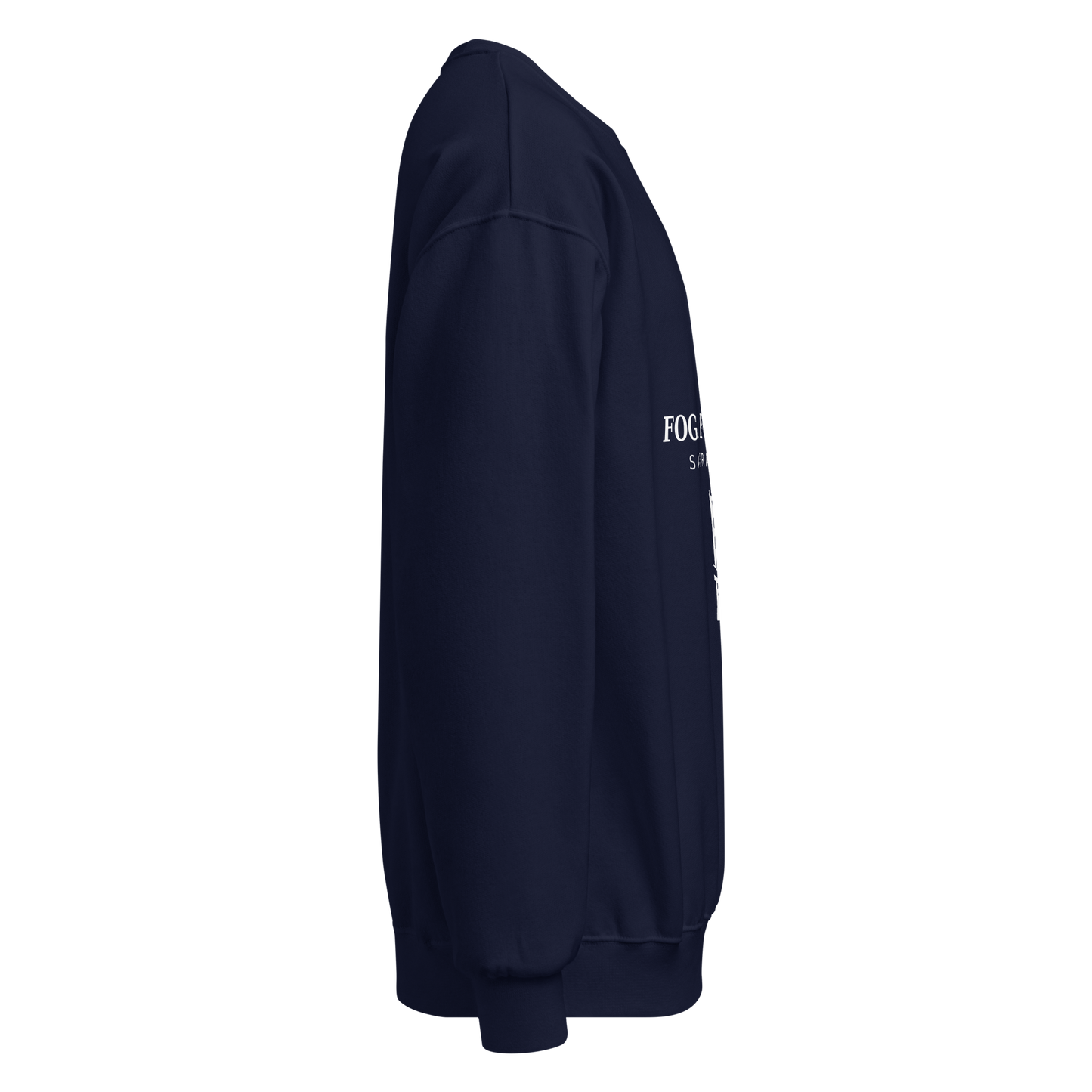 Cotton-blend crewneck sweatshirt navy right — Fog & Foundry