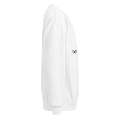 Crew neck sweatshirt white right — Fog & Foundry