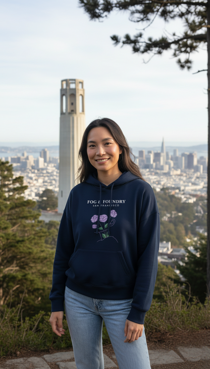Organic Cotton Mid-Length Hoodie — For Her | Fog & Foundry