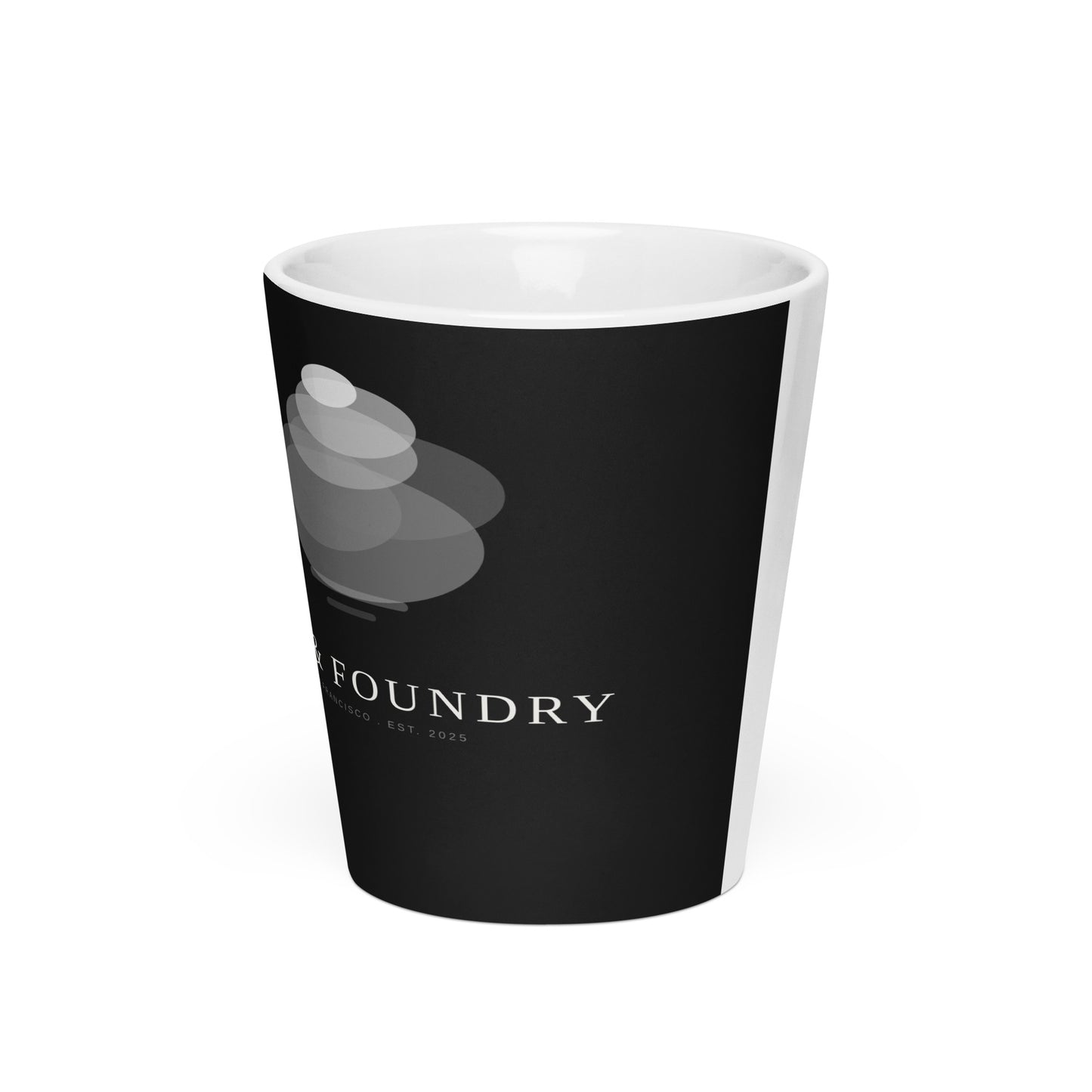 Latte mug 12oz front — Fog & Foundry