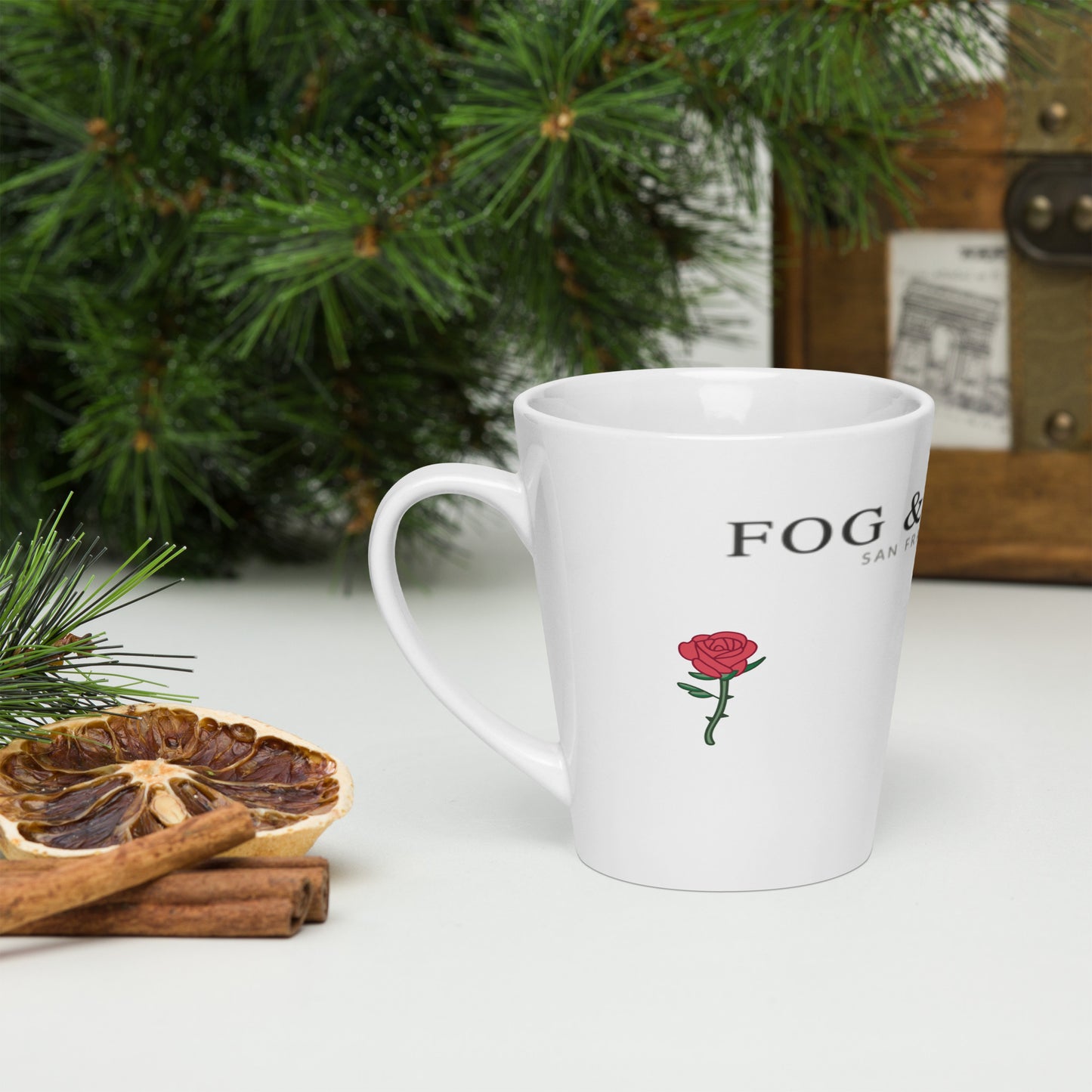 Flower mug 12oz left — Fog & Foundry