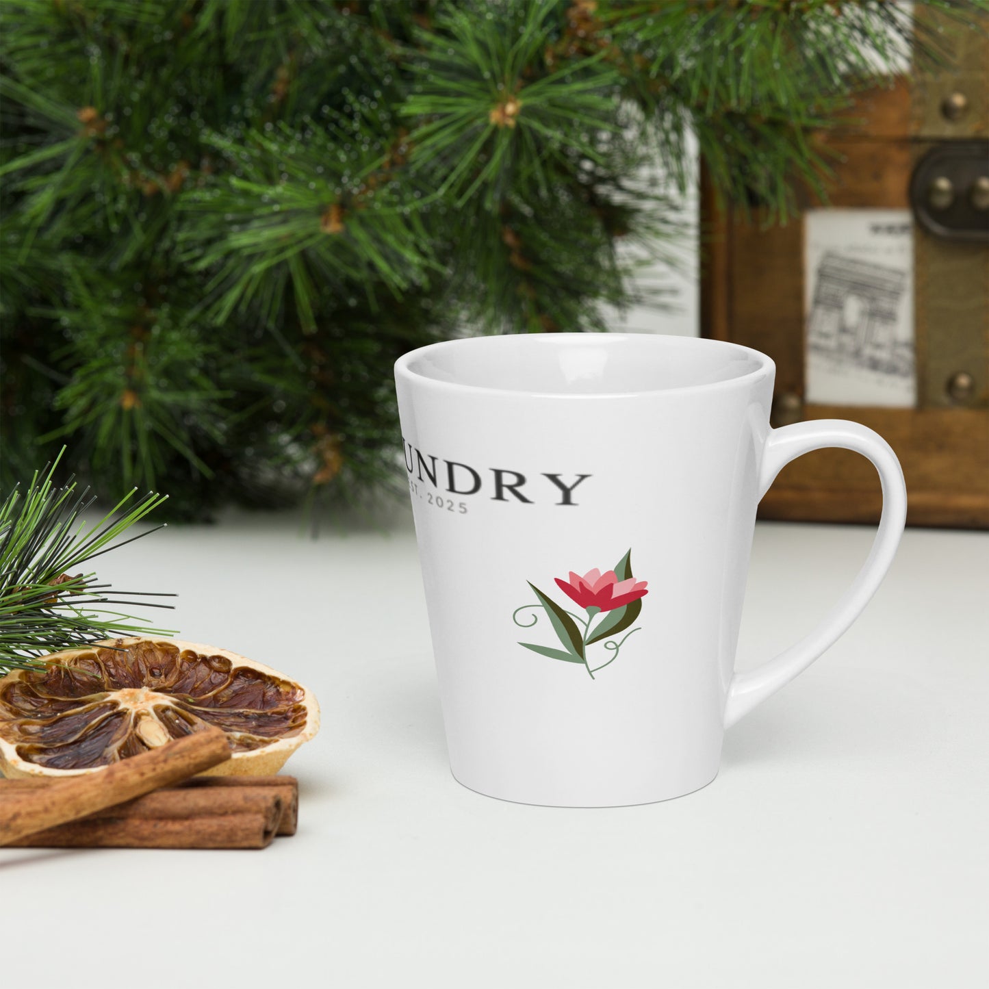 Flower mug 12oz right view 2 — Fog & Foundry