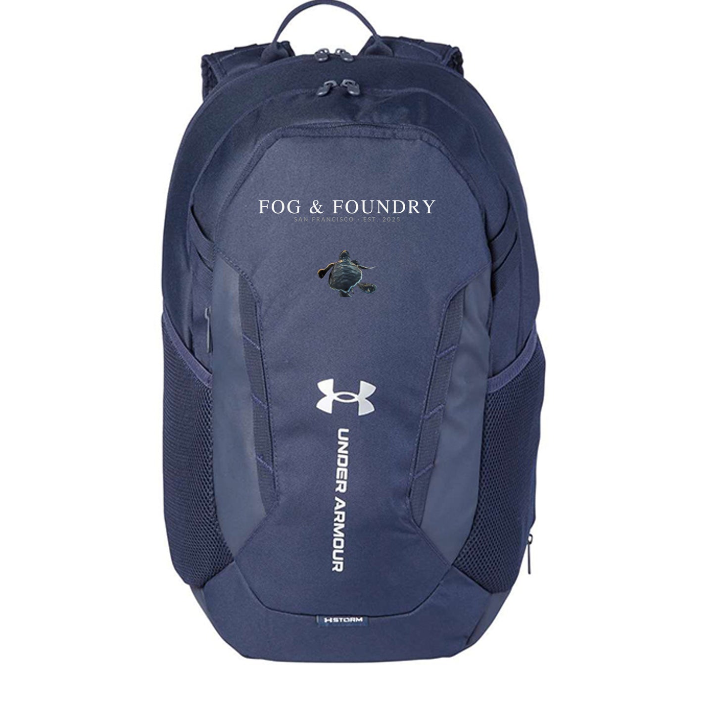 The Hustle Backpack in Midnight Navy — Fog & Foundry