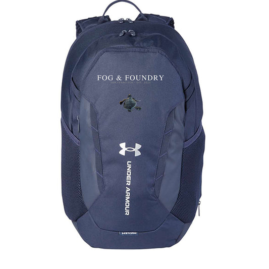 The Hustle Backpack in Midnight Navy — Fog & Foundry