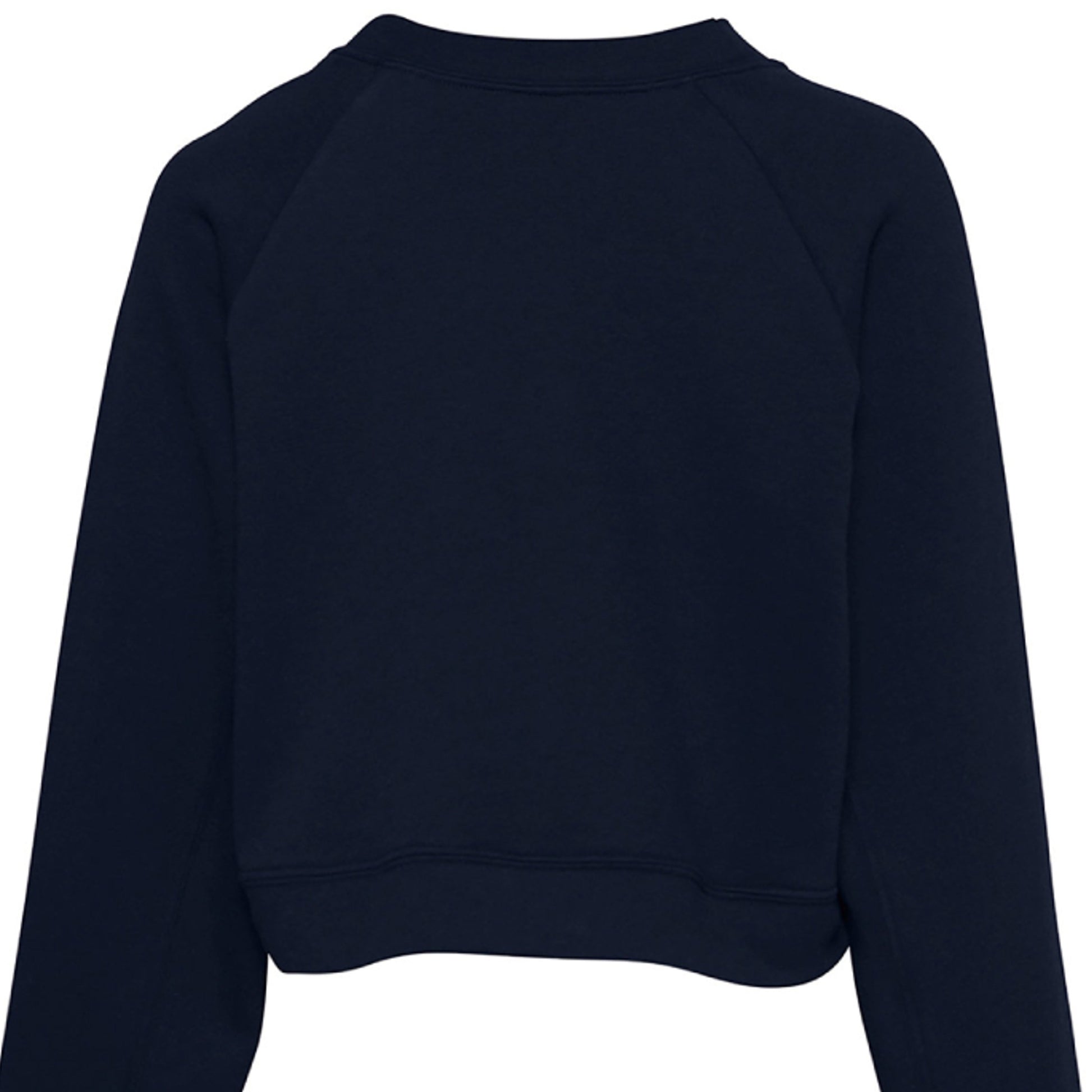 Embarcadero pullover fleece navy back — Fog & Foundry