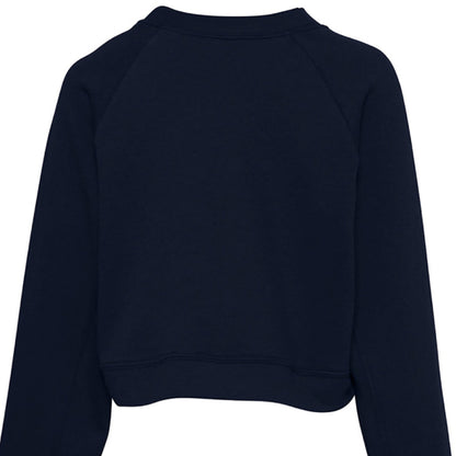 Embarcadero pullover fleece navy back — Fog & Foundry