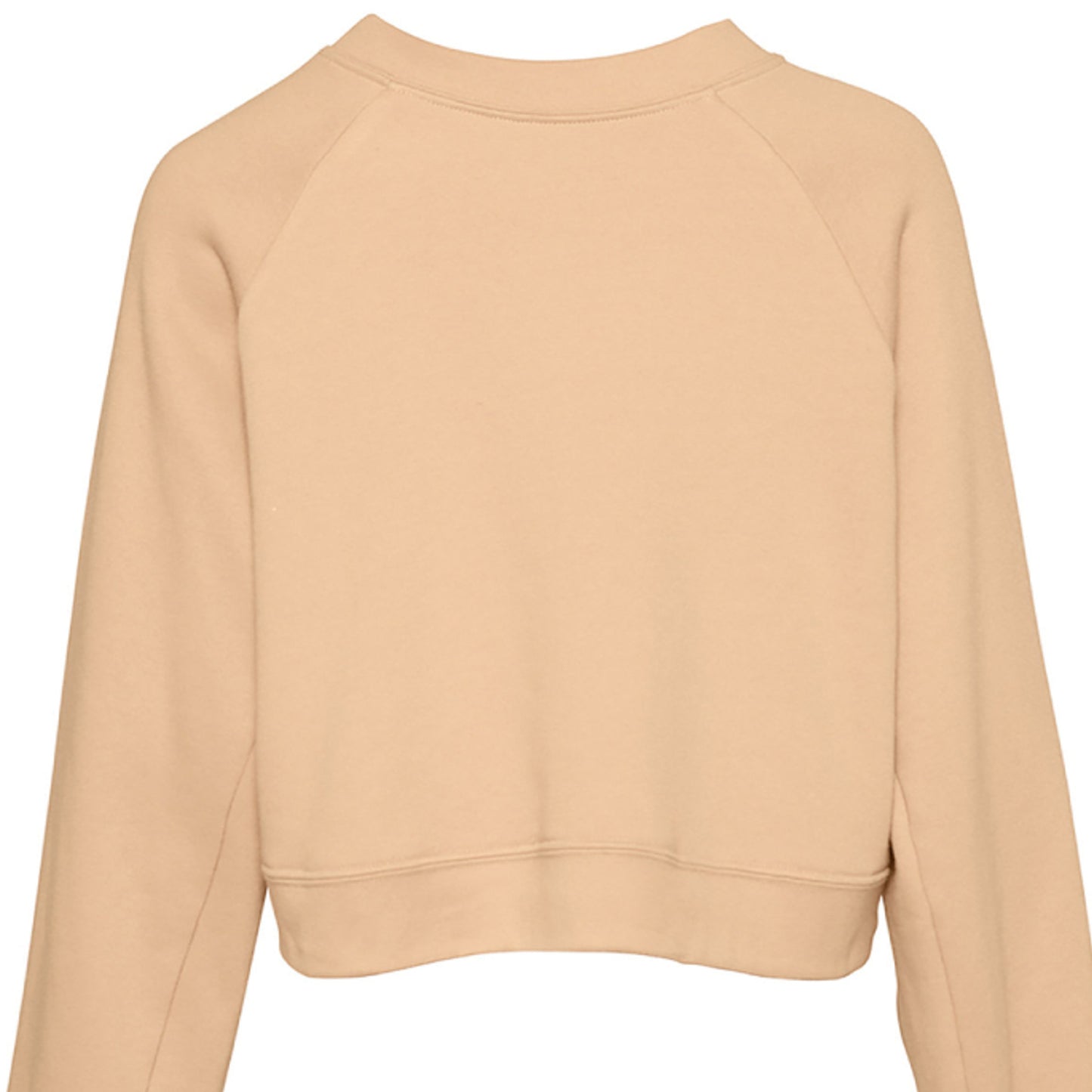 Embarcadero pullover fleece heather sand dune back — Fog & Foundry