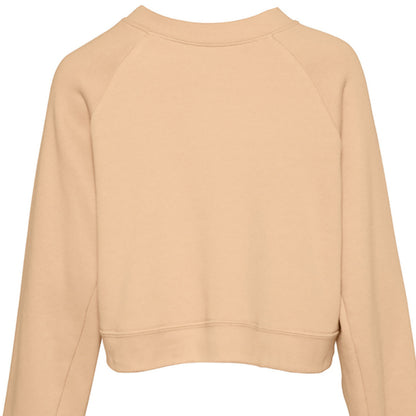 Embarcadero pullover fleece heather sand dune back — Fog & Foundry