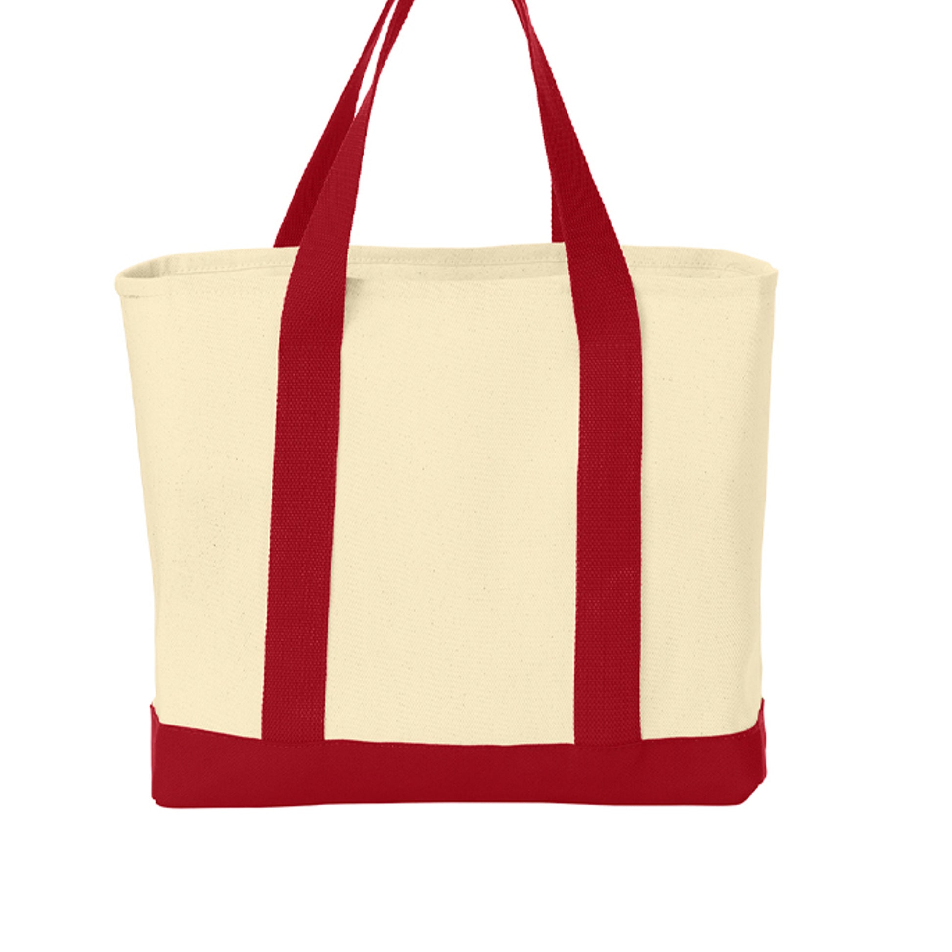 Cotton tote bag by Fog & Foundry with sturdy handles and minimalist design, shown hanging with natural lighting and fabric texture.
