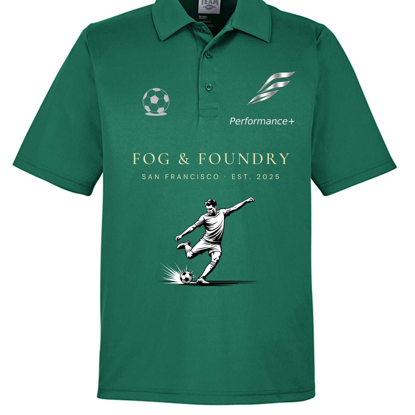 Soccer polo sport forest front — Fog & Foundry