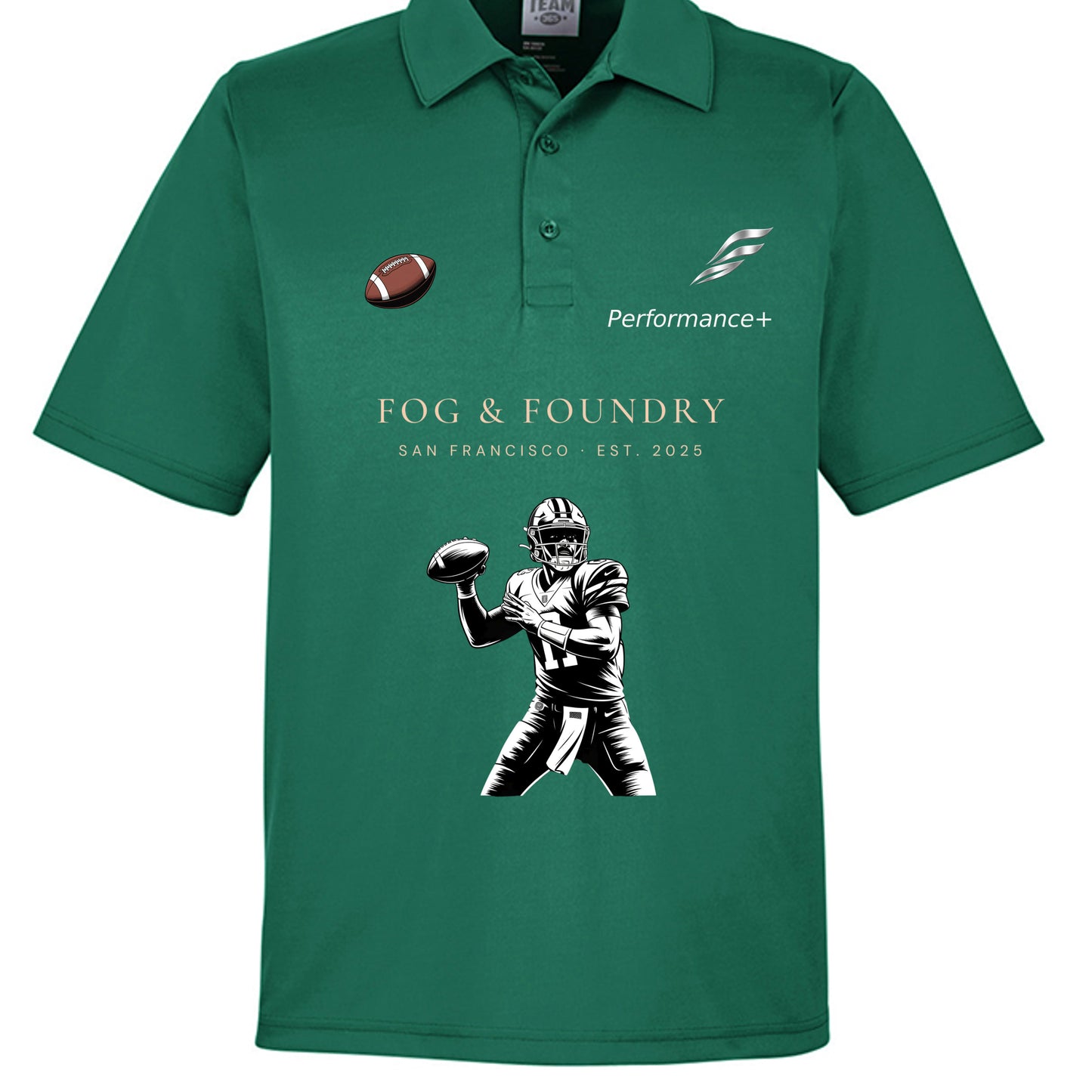 Football polo sport forest front — Fog & Foundry