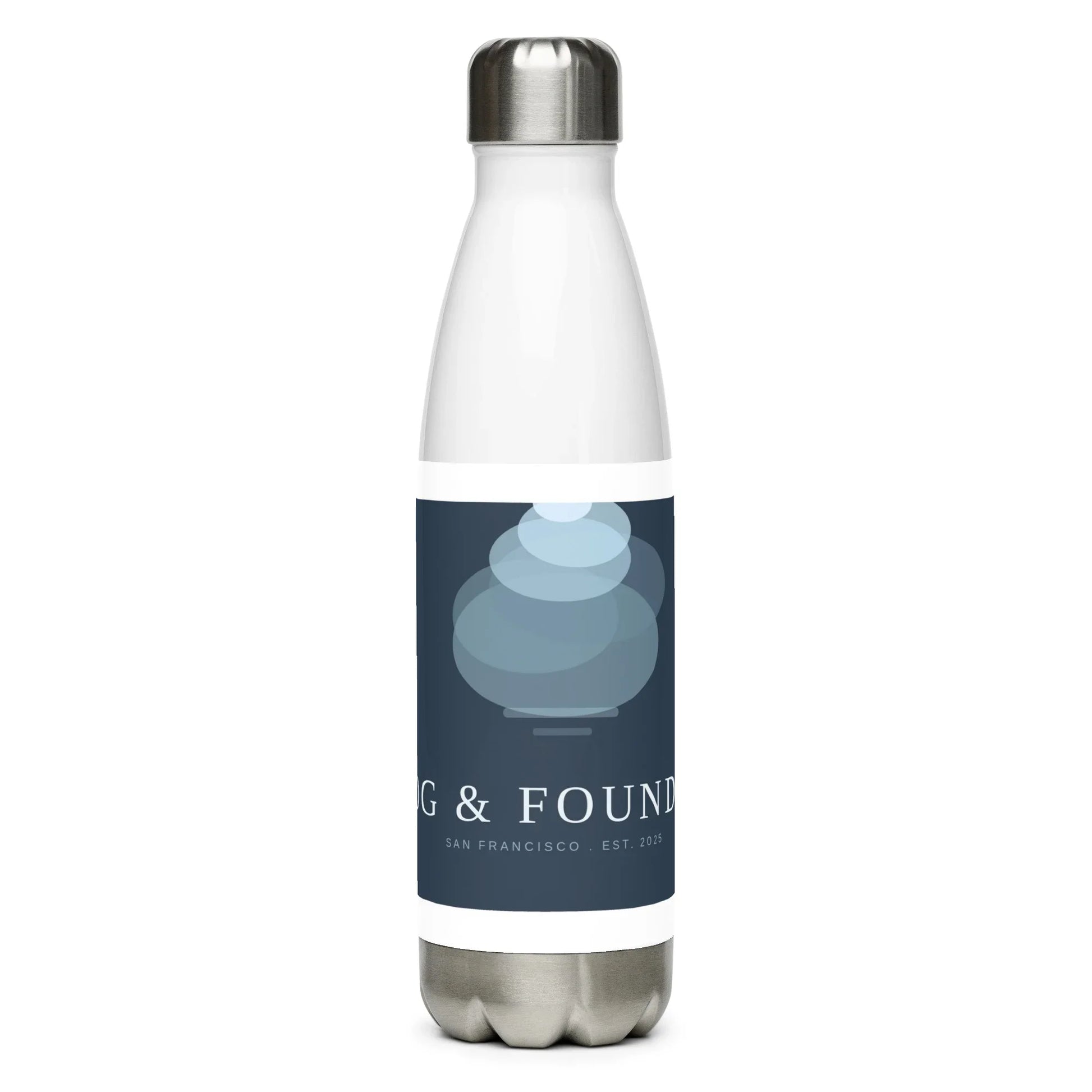 Twin Peaks water bottle 17oz front — Fog & Foundry
