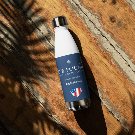I Love America water bottle 17oz front — Fog & Foundry
