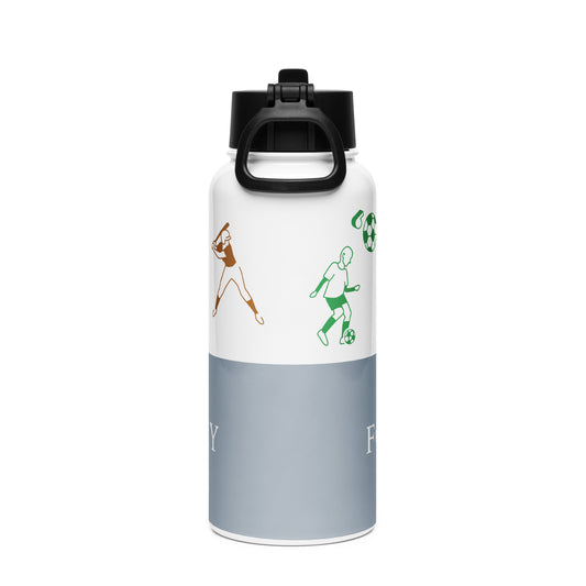 Ocean Beach water bottle 32oz back — Fog & Foundry