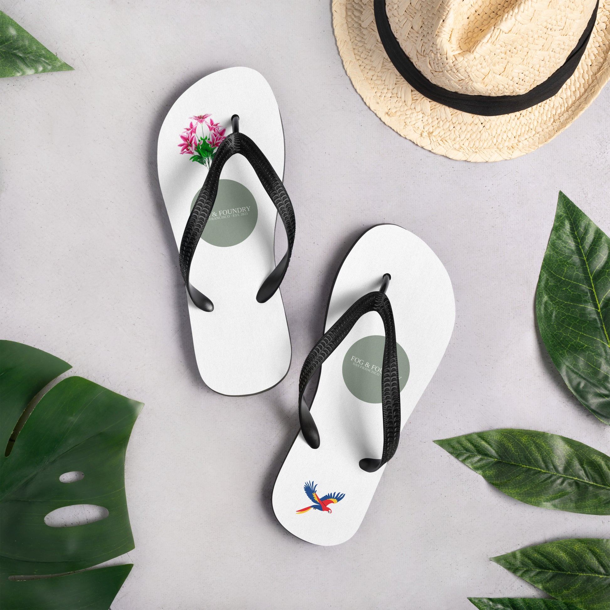 Fog & Foundry flip-flops lifestyle view 2