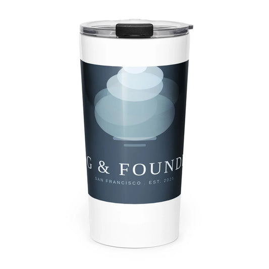 Stainless steel tumbler 20oz front — Fog & Foundry