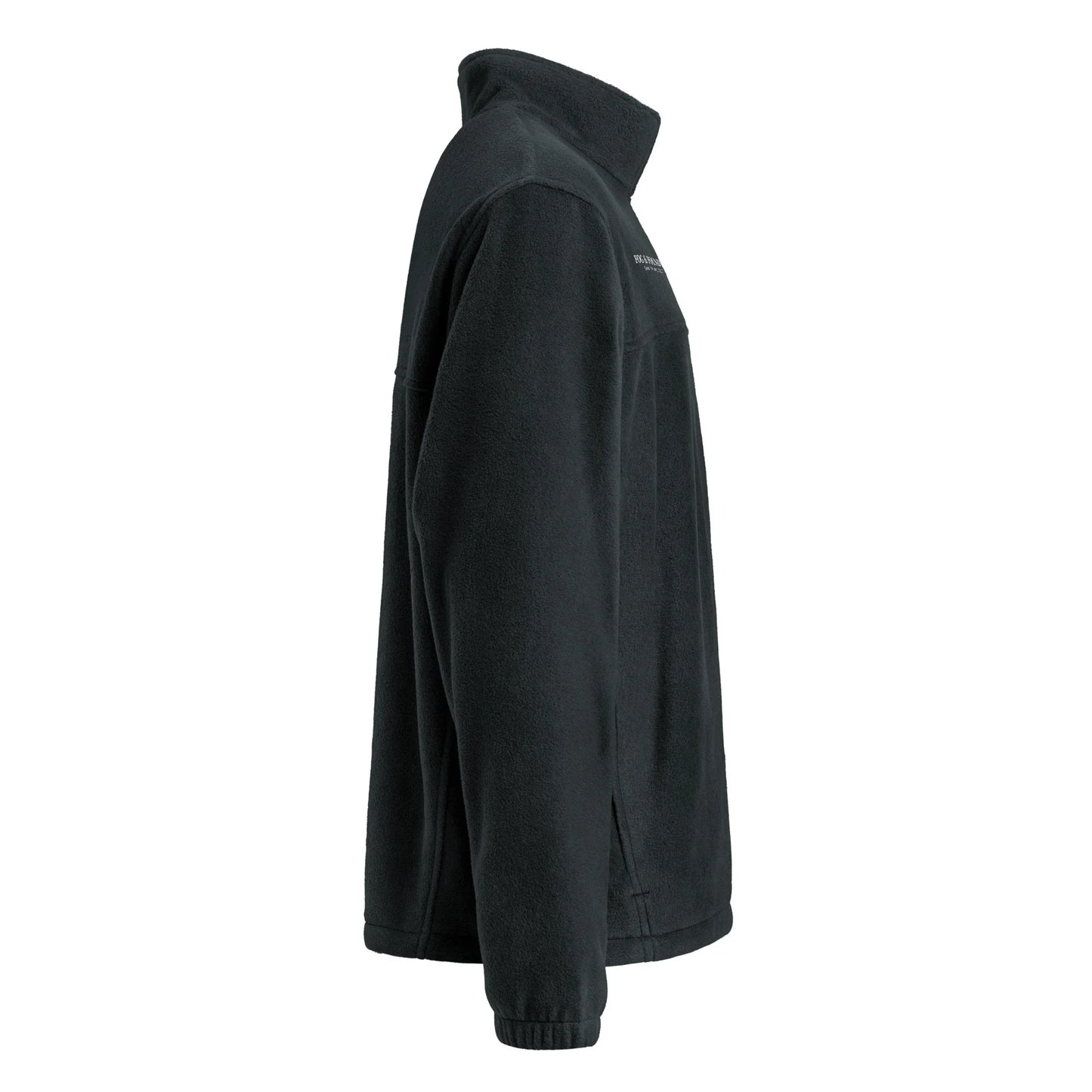 Columbia fleece zip jacket black right — Fog & Foundry