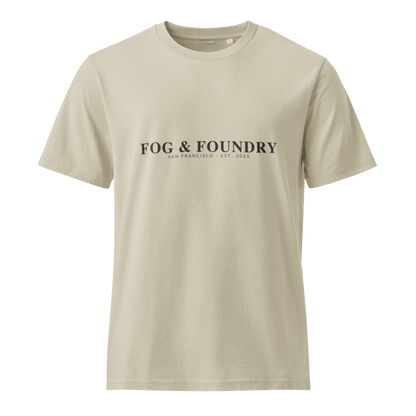 Basic cool garment-dyed t-shirt front view 2 — Fog & Foundry