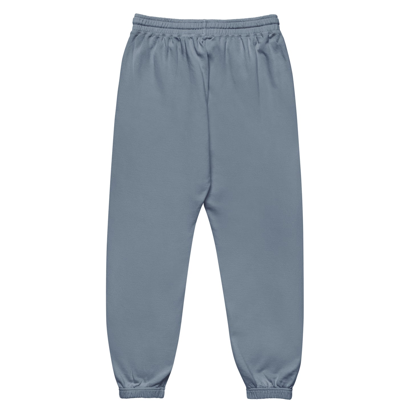 Garment-dyed fleece sweatpants blue jean back — Fog & Foundry