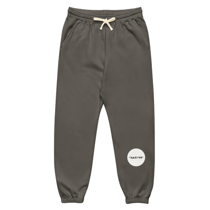 Garment-dyed fleece sweatpants pepper front — Fog & Foundry