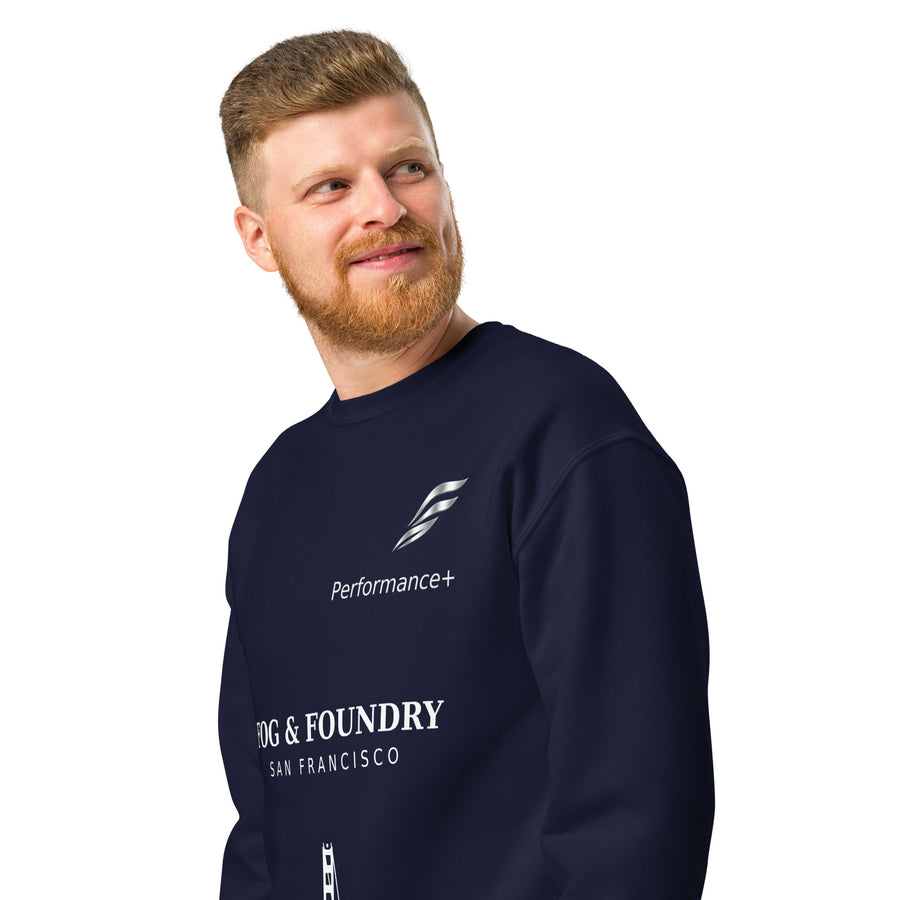 Cotton-Blend Crewneck Sweatshirt — Pill-Resistant Fleece | Fog & Foundry