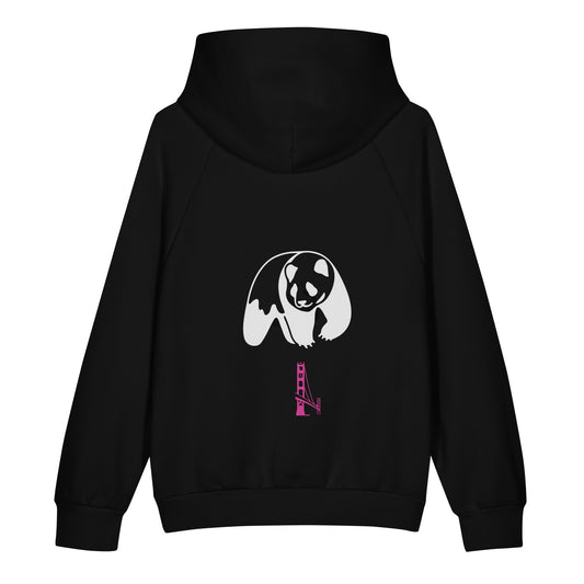 Super heavyweight hoodie black back — Fog & Foundry